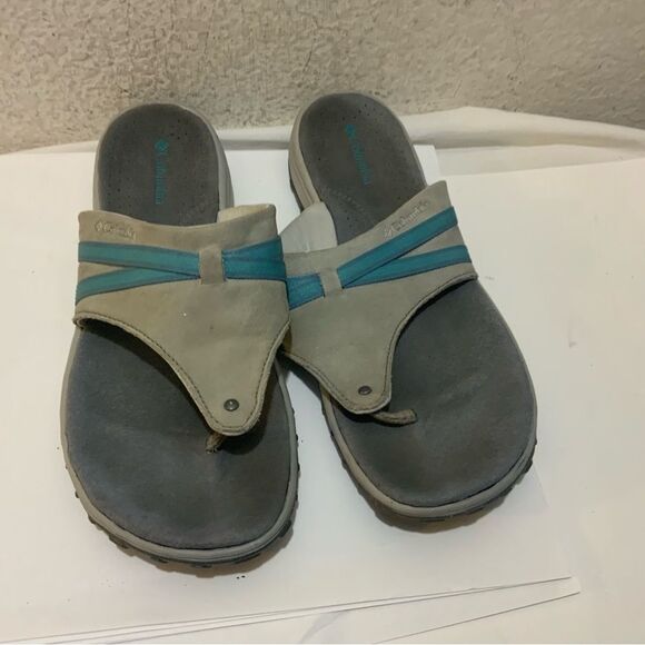 COLUMBIA SANTIAM flips flops women’s size 9 - Picture 2 of 6